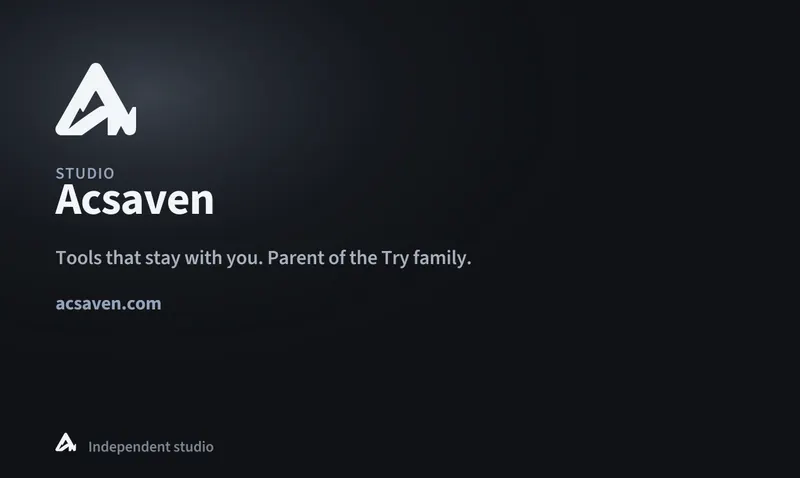 Acsaven studio cover